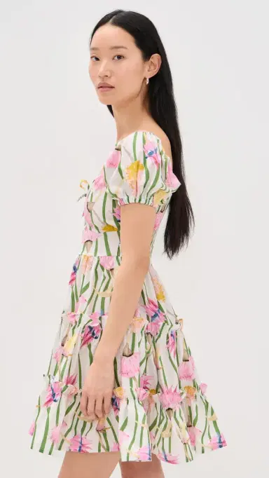 The Lulo Project The Bloom Mini Dress Aussie desert flowers | Thumbnail 4 The Lulo Project The Bloom Mini Dress Aussie desert flowers | Thumbnail 4