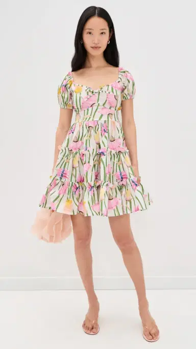 The Lulo Project The Bloom Mini Dress Aussie desert flowers | Thumbnail 5 The Lulo Project The Bloom Mini Dress Aussie desert flowers | Thumbnail 5
