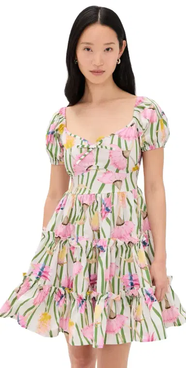 The Lulo Project The Bloom Mini Dress Aussie desert flowers | Thumbnail 1 The Lulo Project The Bloom Mini Dress Aussie desert flowers | Thumbnail 1