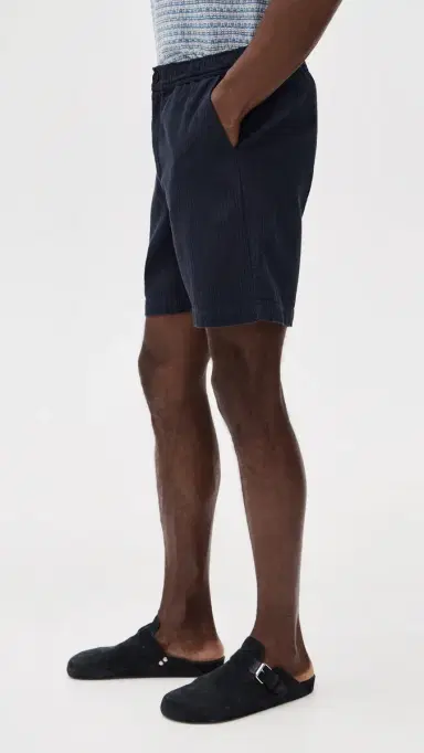 Wax London Cotton Linen Kurt Shorts 7.5 Navy 34 | Thumbnail 4 Wax London Cotton Linen Kurt Shorts 7.5 Navy 34 | Thumbnail 4