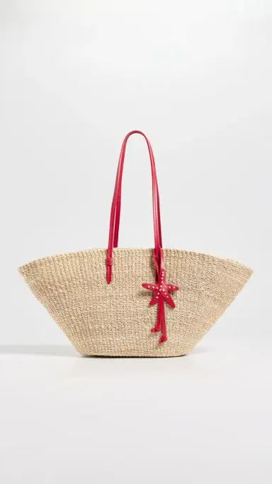 Poolside Bags The East West Charm Tote Tomato One Size | Thumbnail 2 Poolside Bags The East West Charm Tote Tomato One Size | Thumbnail 2