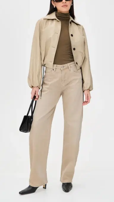 EB Denim Alida Loose Bowed Jeans Desert Sand | Thumbnail 5 EB Denim Alida Loose Bowed Jeans Desert Sand | Thumbnail 5