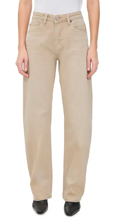 EB Denim Alida Loose Bowed Jeans Desert Sand | Thumbnail 1 EB Denim Alida Loose Bowed Jeans Desert Sand | Thumbnail 1
