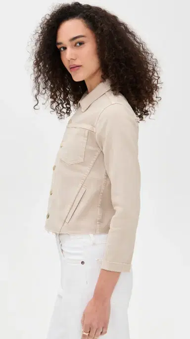 L'Agence Janelle Slim Jacket Biscuit | Thumbnail 4 L'Agence Janelle Slim Jacket Biscuit | Thumbnail 4