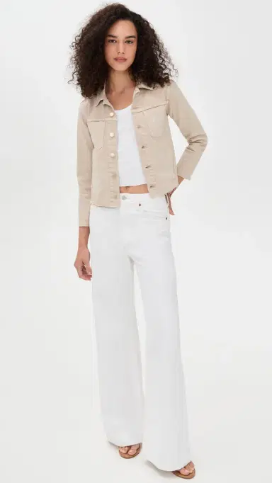 L'Agence Janelle Slim Jacket Biscuit | Thumbnail 5 L'Agence Janelle Slim Jacket Biscuit | Thumbnail 5