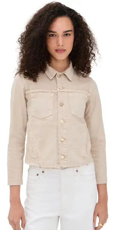 L'Agence Janelle Slim Jacket Biscuit | Thumbnail 1 L'Agence Janelle Slim Jacket Biscuit | Thumbnail 1