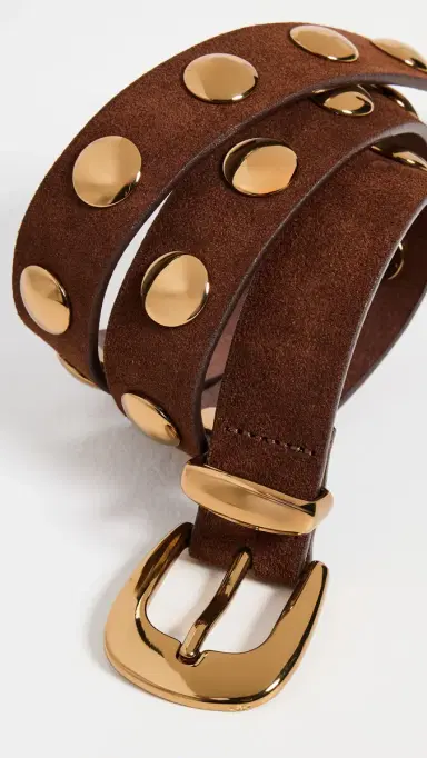 Madewell tudded Western Belt In Suede oft Mahogany | Thumbnail 6 Madewell tudded Western Belt In Suede oft Mahogany | Thumbnail 6
