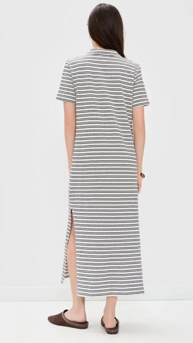 Velvet Corin Dress Natural/Navy | Thumbnail 3 Velvet Corin Dress Natural/Navy | Thumbnail 3