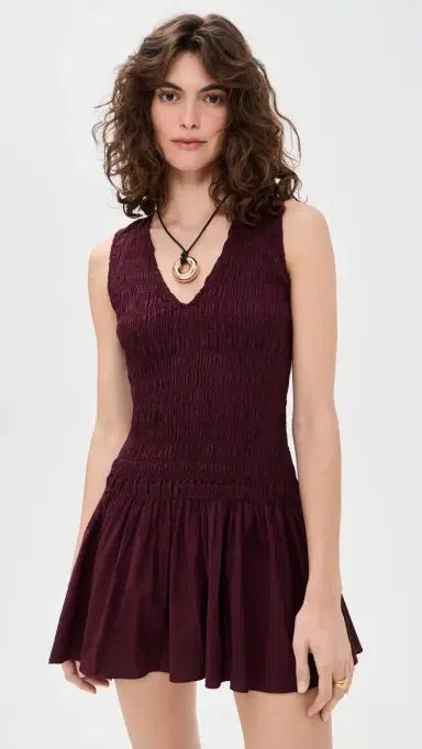 FAITHFULL Palomar Mini Dress Mulberry | Thumbnail 2 FAITHFULL Palomar Mini Dress Mulberry | Thumbnail 2