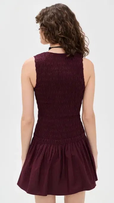 FAITHFULL Palomar Mini Dress Mulberry | Thumbnail 3 FAITHFULL Palomar Mini Dress Mulberry | Thumbnail 3