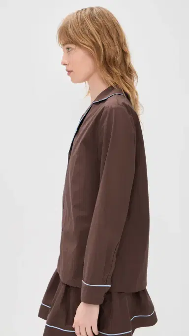 LE BOP Madeleine Top Chocolate/Light Blue S | Thumbnail 5 LE BOP Madeleine Top Chocolate/Light Blue S | Thumbnail 5