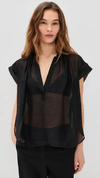 Secular Trinity Top In heer Tencel Black | Thumbnail 2 Secular Trinity Top In heer Tencel Black | Thumbnail 2