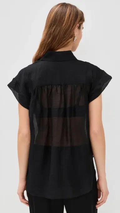 Secular Trinity Top In heer Tencel Black | Thumbnail 3 Secular Trinity Top In heer Tencel Black | Thumbnail 3