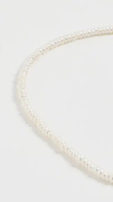 Shashi Loafer Anklet in Pearl Pearl One Size | Thumbnail 4 Shashi Loafer Anklet in Pearl Pearl One Size | Thumbnail 4