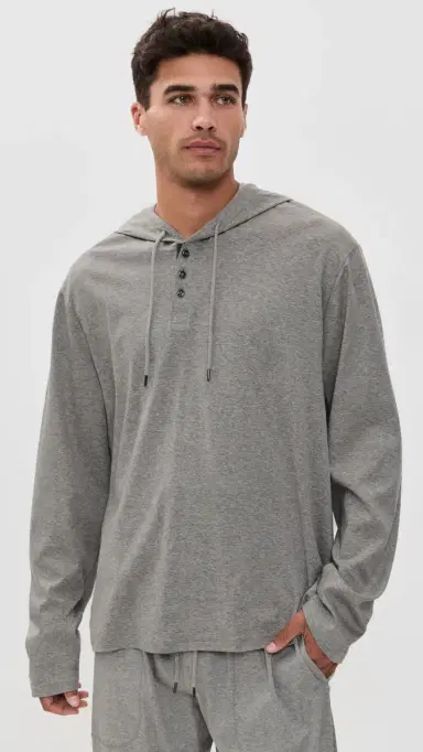 Polo Ralph Lauren Underwear Mercerized Cotton Hoodie Andover Heather | Thumbnail 2 Polo Ralph Lauren Underwear Mercerized Cotton Hoodie Andover Heather | Thumbnail 2