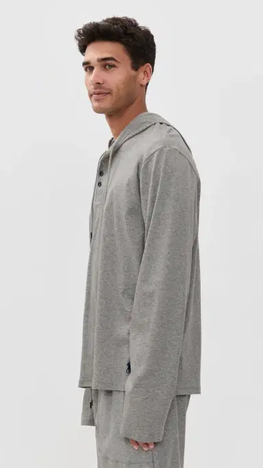Polo Ralph Lauren Underwear Mercerized Cotton Hoodie Andover Heather | Thumbnail 4 Polo Ralph Lauren Underwear Mercerized Cotton Hoodie Andover Heather | Thumbnail 4