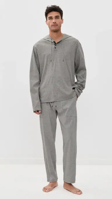 Polo Ralph Lauren Underwear Mercerized Cotton Hoodie Andover Heather | Thumbnail 5 Polo Ralph Lauren Underwear Mercerized Cotton Hoodie Andover Heather | Thumbnail 5