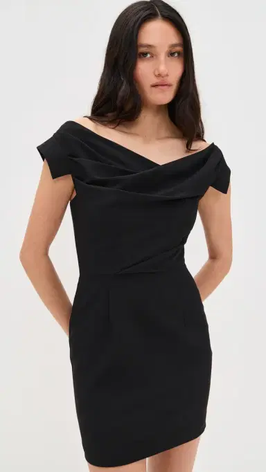 BLACK HALO Jacqueline Mini Dress Black 0 | Thumbnail 2 BLACK HALO Jacqueline Mini Dress Black 0 | Thumbnail 2