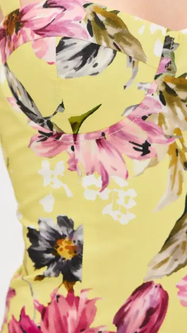 Cara Cara Santiago Dress Margaux Bloom Lemon | Thumbnail 6 Cara Cara Santiago Dress Margaux Bloom Lemon | Thumbnail 6