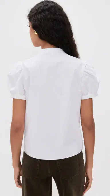 Frame The Gathered Top White S | Thumbnail 3 Frame The Gathered Top White S | Thumbnail 3