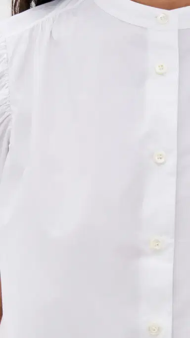 Frame The Gathered Top White S | Thumbnail 6 Frame The Gathered Top White S | Thumbnail 6