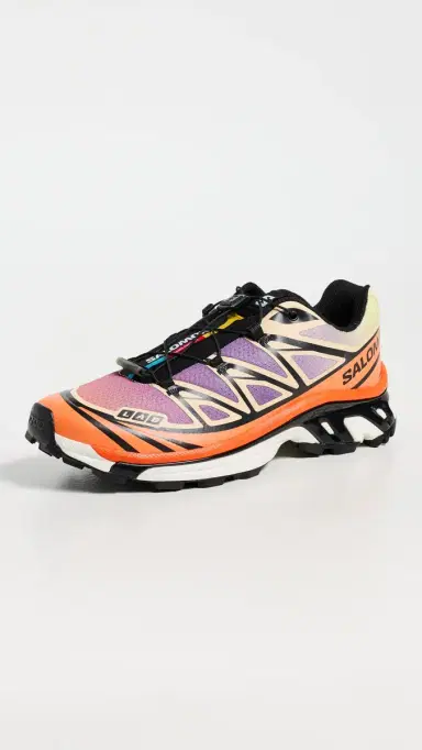 Salomon XT-6 Sneakers Black/Almond Cream/Dragon Fire M 10/ W 11 | Thumbnail 2 Salomon XT-6 Sneakers Black/Almond Cream/Dragon Fire M 10/ W 11 | Thumbnail 2