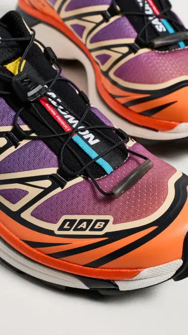Salomon XT-6 Sneakers Black/Almond Cream/Dragon Fire M 10/ W 11 | Thumbnail 5 Salomon XT-6 Sneakers Black/Almond Cream/Dragon Fire M 10/ W 11 | Thumbnail 5