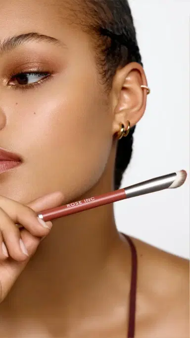 Rose Inc Number 8 Dual-Ended Eyeshadow Brush No Color | Thumbnail 3 Rose Inc Number 8 Dual-Ended Eyeshadow Brush No Color | Thumbnail 3