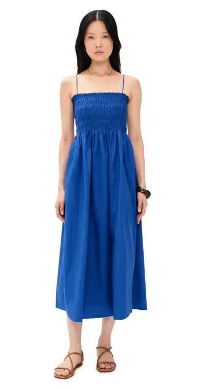 Z Supply Cornelia Poplin Dress Nautical | Thumbnail 1 Z Supply Cornelia Poplin Dress Nautical | Thumbnail 1