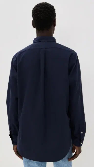 Polo Ralph Lauren Classic Fit Garment Dyed Oxford Shirt RL Navy S | Thumbnail 3 Polo Ralph Lauren Classic Fit Garment Dyed Oxford Shirt RL Navy S | Thumbnail 3