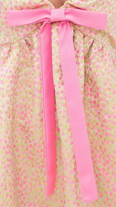 endless rose Jacquard Mini Dress Pink/Green | Thumbnail 6 endless rose Jacquard Mini Dress Pink/Green | Thumbnail 6