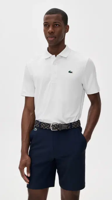 Lacoste Golf port Performance Polo Shirt White | Thumbnail 2 Lacoste Golf port Performance Polo Shirt White | Thumbnail 2
