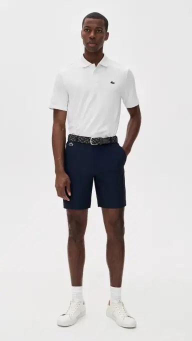 Lacoste Golf port Performance Polo Shirt White | Thumbnail 5 Lacoste Golf port Performance Polo Shirt White | Thumbnail 5