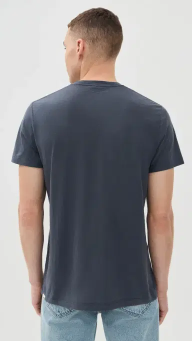 Taylor Stitch Cotton Hemp Crewneck Tee Navy | Thumbnail 3 Taylor Stitch Cotton Hemp Crewneck Tee Navy | Thumbnail 3