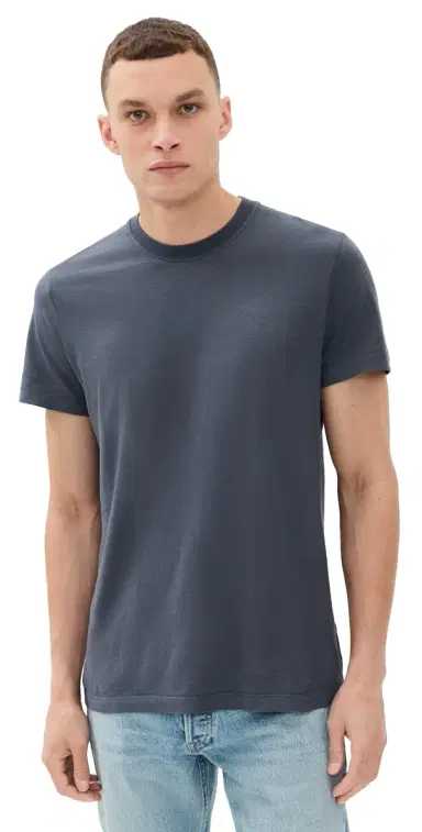 Taylor Stitch Cotton Hemp Crewneck Tee Navy | Thumbnail 1 Taylor Stitch Cotton Hemp Crewneck Tee Navy | Thumbnail 1