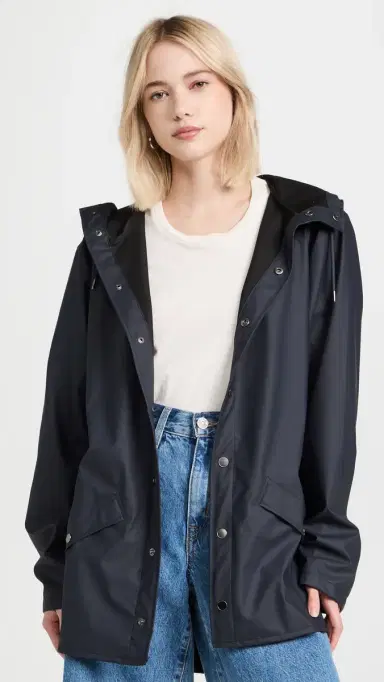 Rains Rain Jacket Navy L | Thumbnail 2 Rains Rain Jacket Navy L | Thumbnail 2