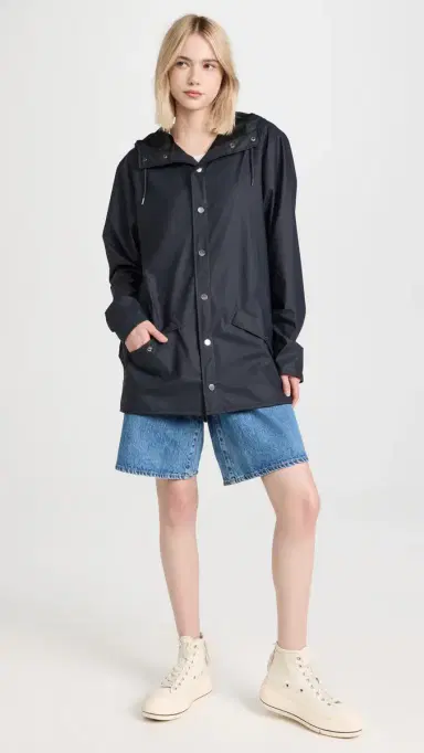 Rains Rain Jacket Navy L | Thumbnail 5 Rains Rain Jacket Navy L | Thumbnail 5