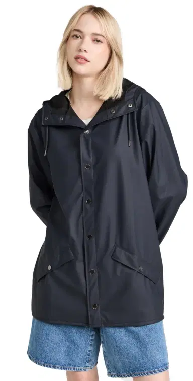 Rains Rain Jacket Navy L | Thumbnail 1 Rains Rain Jacket Navy L | Thumbnail 1