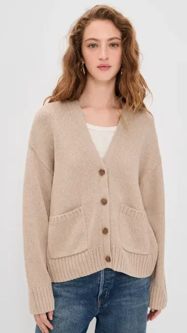 Jenni Kayne Barrett Cardigan ight Khaki | Thumbnail 2 Jenni Kayne Barrett Cardigan ight Khaki | Thumbnail 2