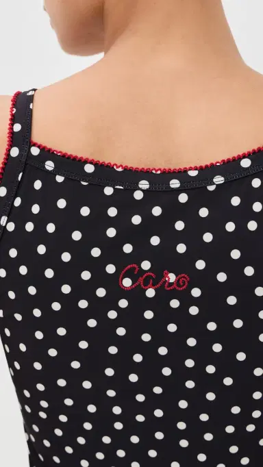 Caro Editions Slip Dress Black/White Dots | Thumbnail 6 Caro Editions Slip Dress Black/White Dots | Thumbnail 6