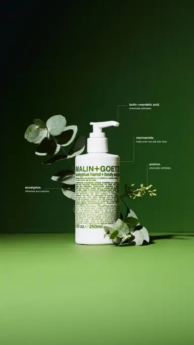 MALIN+GOETZ Eucalyptus Hand+Body Scrub No Color | Thumbnail 4 MALIN+GOETZ Eucalyptus Hand+Body Scrub No Color | Thumbnail 4