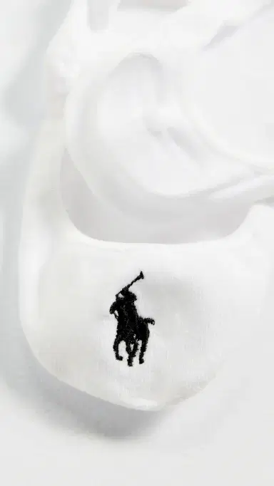 Polo Ralph Lauren Ultra Low Liner Socks 3 Pack White One Size | Thumbnail 3 Polo Ralph Lauren Ultra Low Liner Socks 3 Pack White One Size | Thumbnail 3