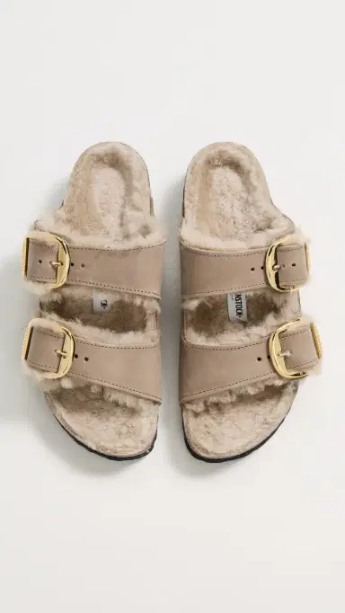 Birkenstock Arizona Big Buckle Shearling Sandals Tobacco Brown 38 | Thumbnail 5 Birkenstock Arizona Big Buckle Shearling Sandals Tobacco Brown 38 | Thumbnail 5