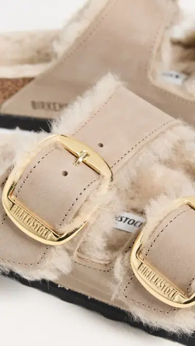 Birkenstock Arizona Big Buckle Shearling Sandals Tobacco Brown 38 | Thumbnail 6 Birkenstock Arizona Big Buckle Shearling Sandals Tobacco Brown 38 | Thumbnail 6