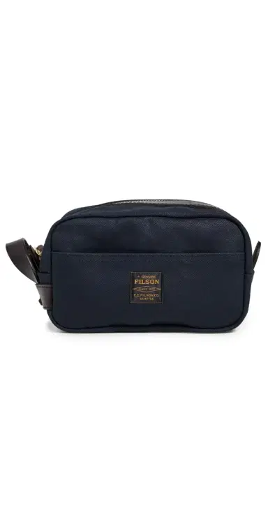 Filson Rugged Twill Toiletry Bag Navy One Size | Thumbnail 1 Filson Rugged Twill Toiletry Bag Navy One Size | Thumbnail 1