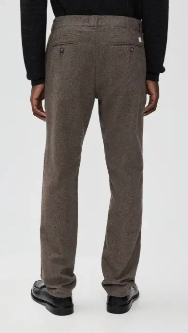 Marine Layer Saturday Houndstooth Slim Straight Chinos dark taupe | Thumbnail 3 Marine Layer Saturday Houndstooth Slim Straight Chinos dark taupe | Thumbnail 3
