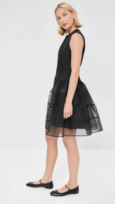 Cecilie Bahnsen Claudie Dress Black | Thumbnail 4 Cecilie Bahnsen Claudie Dress Black | Thumbnail 4