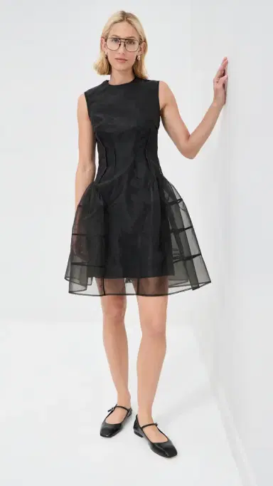 Cecilie Bahnsen Claudie Dress Black | Thumbnail 5 Cecilie Bahnsen Claudie Dress Black | Thumbnail 5