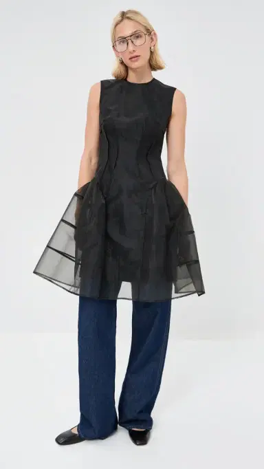 Cecilie Bahnsen Claudie Dress Black | Thumbnail 6 Cecilie Bahnsen Claudie Dress Black | Thumbnail 6