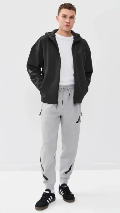 Adidas Adidas Z. N.E. Full Zip Sweatshirt Black | Thumbnail 5 Adidas Adidas Z. N.E. Full Zip Sweatshirt Black | Thumbnail 5